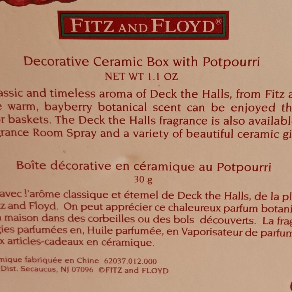 𝑭𝒊𝒕𝒛 & 𝑭𝒍𝒐𝒚𝒅 𝟖𝟎'𝒔 𝑫𝒆𝒄𝒌 𝑻𝒉𝒆 𝑯𝒂𝒍𝒍𝒔 𝑪𝒆𝒓𝒂𝒎𝒊𝒄 𝑩𝒐𝒙 - Picture 14 of 16